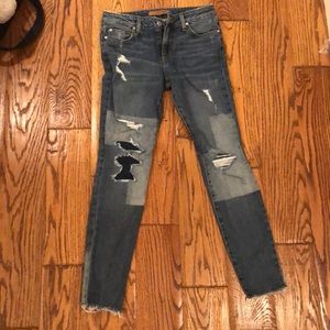 ripped skinny jeans